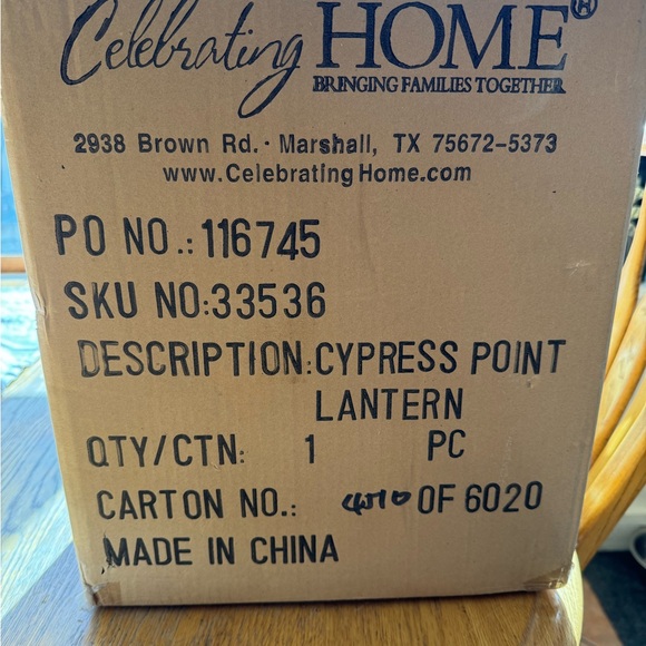 Celebrating Home Interiors Retired Wrought Iron Cypress Point Lantern NEW in box - Picture 4 of 5